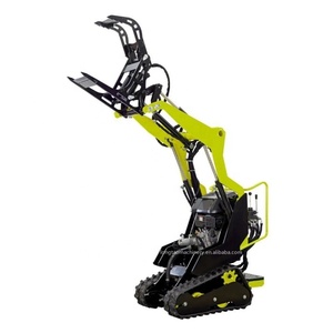 Hochwertiger CE EPA Mini Kompakt lader Kleiner Garten lader Ketten-Kompakt lader mit Holz greifer zum Verkauf - Product Image 1