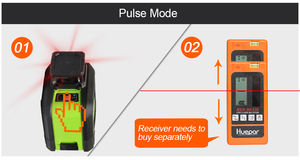 <span class=keywords><strong>Huepar</strong></span> 902CR-nivelación 360 grados la línea roja rayo <span class=keywords><strong>láser</strong></span> <span class=keywords><strong>nivel</strong></span> 8 líneas de al aire libre Modo de pulso de 3D <span class=keywords><strong>nivel</strong></span> <span class=keywords><strong>láser</strong></span> - Product Image 5