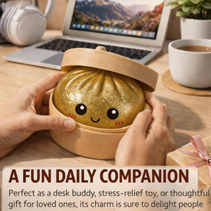 Food Dumpling Squishy Glitter Steamed Bun Baozi Mystery Box Colorful Stress <b>Balls</b> Fidget Sensory Toy Anti Stress <b>Squeeze</b> <b>Balls</b> - Product Image 5