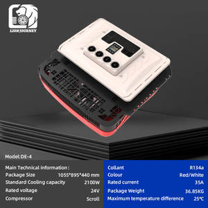 Çatı elektrikli klima Rv klima karavan kremi kamyon için evrensel Ac 24V - Product Image 3