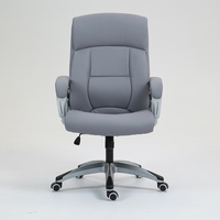 Vente en gros Chaise de bureau vibrante en cuir personnalisée avec massage Chaise de conférence ergonomique pivotante en PC pour bureau d'ordinateur