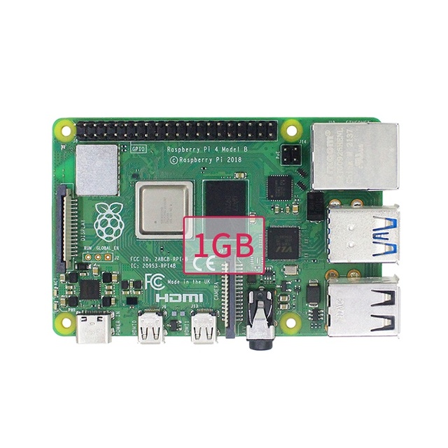 Original Raspberry Pi 4 1 g Gb ram Chipset Electronic Kit Compute Module 4 1gb ram Raspberry Pi4 for DIY PC