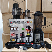 Mixeur Blender Hachoir Multifonction 8-en-1 Robuste à Vitesse Variable Bardefu 6-en-1 3L, Appareil de Cuisine Commercial pour Usage Domestique et Hôtelier