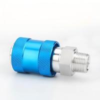 Vanne à glissière manuelle série HSV, filetage mâle, commande pneumatique, pour système pneumatique