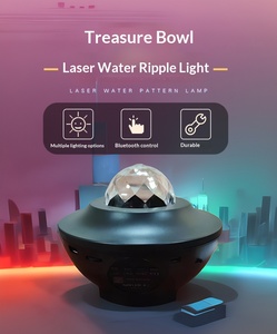 Projecteur LED portable moderne pour les chambres d'enfants avec ciel étoilé, musique nocturne, minuterie, matériau ABS, recharge USB, garantie de 2 ans - Product Image 3