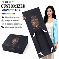Cajas de Regalo de Cartón para Perfumes Cosméticos de Lujo al por Mayor, Caja Rígida Magnética Reciclable, Logotipo Personalizado en Relieve, Laminación Mate