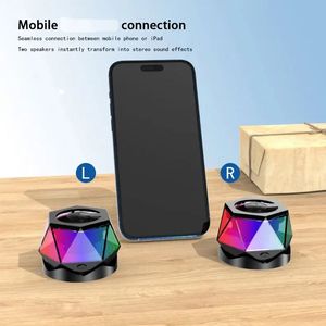 G300 Magnetic Portable <b>Speaker</b> Mini Sound Box Multifunctional RGB Led Light TWS Stereo Sound - Product Image 5