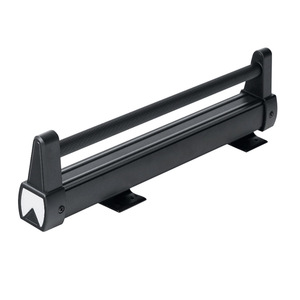 Porte-pantalon coulissant en alliage d'aluminium à rail amortisseur unique pour montage au plafond, rangement de placard - Product Image 1
