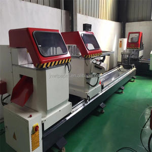เครื่องเลื่อยตัดองศาสองหัว CNC สำหรับงานหนักเครื่องตัดขอบประตูหน้าต่างอะลูมิเนียมควบคุมการตัด45/90องศาสำหรับอลูมิเนียม upvc - Product Image 2