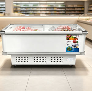 Vitrina Refrigerada <span class=keywords><strong>de</strong></span> 6 pies para Delicatessen, Refrigerador Comercial con Vidrio Curvo Personalizado, Exhibidor Refrigerado - Product Image 1