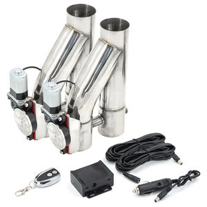 2Pcs Universal Berkualitas Tinggi <span class=keywords><strong>2</strong></span> <span class=keywords><strong>2</strong></span>.25 <span class=keywords><strong>2</strong></span>.5 <span class=keywords><strong>3</strong></span> Inch Dump Double Valve Electric Exhaust Cutout dengan Remote Nirkabel - Product Image 3