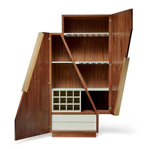 Vinoteca <span class=keywords><strong>Vertical</strong></span> Extensible de Madera Maciza, Estilo Minimalista Italiano, Ecológica y Duradera, para Muebles de Hogar - Product Image 4