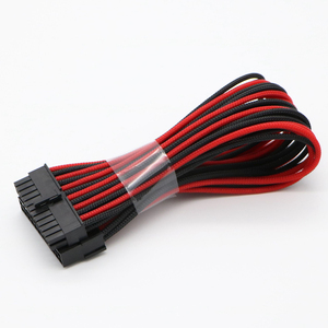 Angitu ホットセール 18AWG PCマザーボード 24ピン延長ケーブル 4mm PETスリーブ付き 24ピンATX オス-メスケーブル - Product Image 4