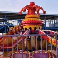 Manèges populaires de fête foraine : machines à sauter rotatives