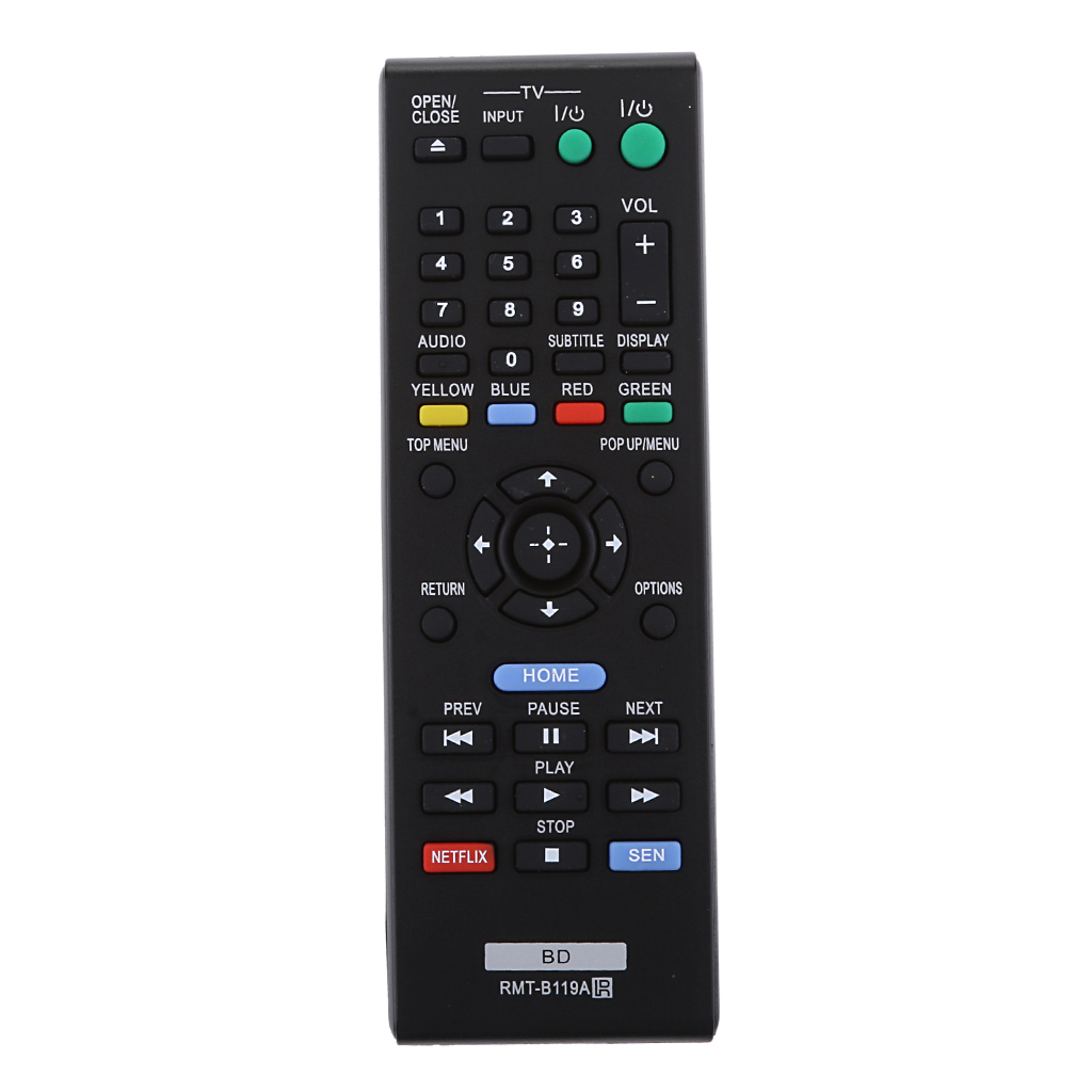 For <strong>Sony</strong> RMT-B119A Replacement <strong>Remote</strong> <strong>Control</strong> New Automatic Metal and Plastic <strong>Remote</strong> for DVD <strong>Blu</strong>-<strong>Ray</strong> Players Rolling Fixed <strong>Code</strong>