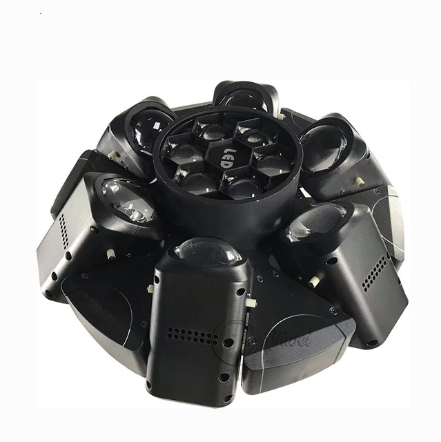 WF 4In1 6 Beam Bee-eye Stepless Rotating Head Light Sound Control Colorful Rotating Light Moving Head Lighting
