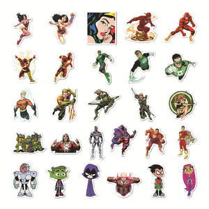 XM 104 Pegatinas Impermeables de Superhéroes de Dibujos Animados, Lindas Calcomanías para Computadora Portátil, Patineta, Bicicleta, Maleta, para Adolescentes y Niños - Product Image 4