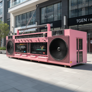 Casa Prefabbricata Commerciale in Vendita, Camioncino dei Gelati, Carretto Hot Dog, Bar Succhi, Ristorante Mobile, Caffetteria in Vendita - Product Image 1