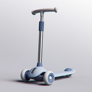 2025 nouveau Scooter pour enfants avec lumières et siège de musique <span class=keywords><strong>poteau</strong></span> à hauteur réglable pour 3-12 ans enfants Kick Scooter pour tour jouet - Product Image 3