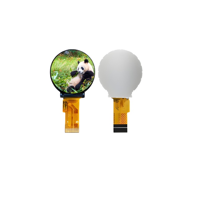 0.9 Inch Round TFT LCD Display 128x128 SPI MCU Interface Wearable Smart Watch LCD Screen Module