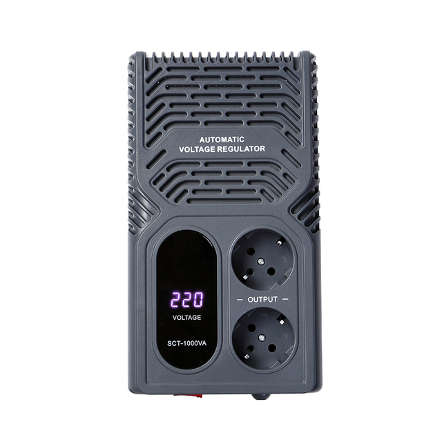 Voltage Regulator 1000VA AC 50Hz/60Hz Input Voltage 145-275V Single-Phase Automatic Digital Display CE Certified
