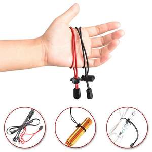 Portable Binding <b>Rope</b> Nylon Red And <b>Black</b> Quick Release For Outdoor Hiking Backpacks Trekking Poles Survival Tools - Product Image 3