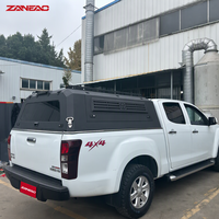 Capot rigide en alliage d'aluminium pour pick-up avec panneaux latéraux MOLLE et porte arrière solide pour Ford F-150