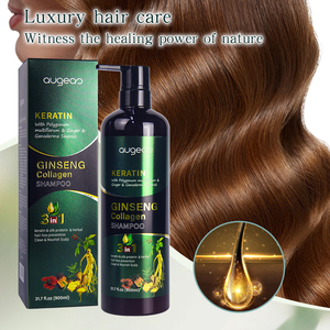 Offre Spéciale Cheveux Produits Hôtel Shampooing Kératine Ginseng Augeas Cheveux Bouclés Shampooing et Après-Shampooing pour Dommages Cheveux - Product Image 5