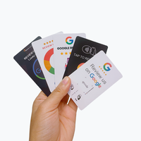 Carte personnalisée avec code QR numérique pour les avis Google