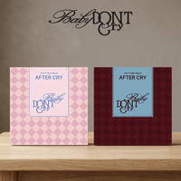 Baby DONT Cry 1er mini-album [AFTER CRY] (Version rose/rouge) Album CD officiel Kpop Corée pour tous les âges en coréen