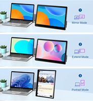 13.3" Industrial Touchscreen Monitor FHD 1920x1080 IPS Laptop Touchscreen /VGA USB Display VESA Mount Compatible Virtual