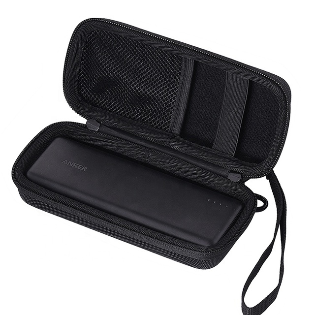 Portable EVA Hard Shell Case Bag for Power Bank USB Cable Storage External Travel Carrying Accessories Case