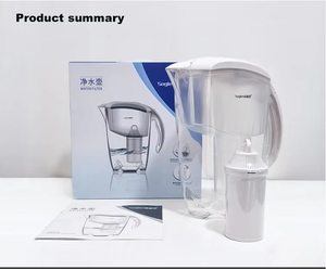 Filtre à eau écologique AQUAPHOR Jasper Vert Clair avec 1 filtre MAXFOR, réduit le calcaire et le chlore, <span class=keywords><strong>carafe</strong></span> de 2,8 L compatible avec le réfrigérateur - Product Image 2