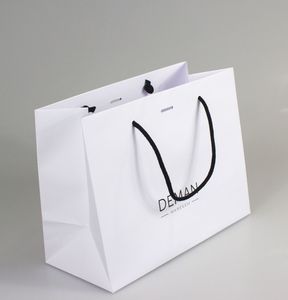 Bolsas de Papel de Lujo <span class=keywords><strong>para</strong></span> Bodas, Cumpleaños, etc., Bolsa de Regalo de Cartón con Asa y Tapa, Bolsa de Compras - Product Image 3