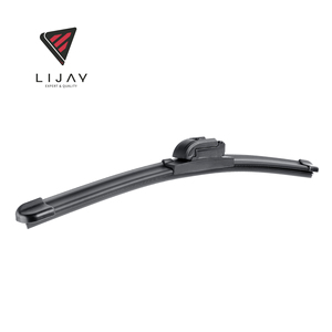 LIJAY 2026, Último Modelo, Escobilla Limpiaparabrisas Multifuncional para Auto, Tipo U, Sin Hueso, Suave, 100% Caucho Natural, 12"-30", 17 Adaptadores, Compatible con el 99% de los Autos - Product Image 1