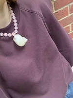 Collares de Moda con Cuentas Grandes y Redondas, Estilo Exagerado, Joyería de Acero Inoxidable Impermeable para Mujer