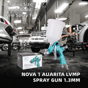 Original <span class=keywords><strong>NOVA</strong></span> 1 para pistola pulverizadora <span class=keywords><strong>Auarita</strong></span> con boquilla LVMP de 1,3mm para azul 600ml alimentación por gravedad neumática LVLP para pintura de automóviles - Product Image 3