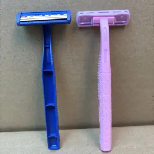 INFLEX Cheap Plastic Handle Twin Blade Disposable Razor 5pcs Or 10pcs Per Bag Packing