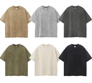 T-shirt Homme Oversize en Coton Lourd 275g AR9000 – Qualité Supérieure, Personnalisable, Effet Délavé – Vente en Gros - Product Image 3