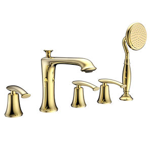 HIMARK-grifo de baño de lujo, grifo de <span class=keywords><strong>banera</strong></span>, baño, bañera romana, combo - Product Image 5