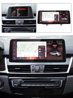 Radio Mobil MEKEDE Snapdragon 680 12.3 inci Android 13 ID8 untuk BMW Seri 2 F45 Android Auto Car-play Multimedia Kecepatan Tinggi Navigasi GPS