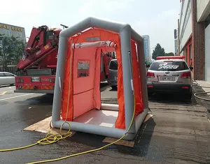 Schneller Einsatz Kleines aufblasbares 1-Personen-Zelt Tragbares luftdichtes Luft dekontamination szelt