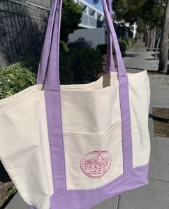 Bolsas de Compras Grandes de Trader Joe's Color Lavanda - Product Image 1