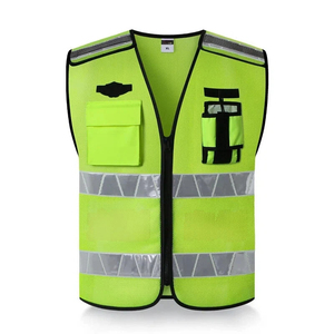 เสื้อกั๊กนิรภัยแบบปรับแต่งได้ สะท้อนแสงสูง มองเห็นได้ชัดเจน สำหรับเจ้าหน้าที่รักษาความปลอดภัยและผู้บริหารด้านความปลอดภัย - Product Image 1