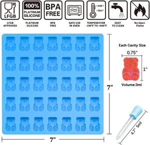 Molde <span class=keywords><strong>de</strong></span> Silicona Antiadherente y Ecológico para Palomitas <span class=keywords><strong>de</strong></span> Maíz con Mordedor <span class=keywords><strong>de</strong></span> Seguridad en Forma <span class=keywords><strong>de</strong></span> Mini Oso y Juguete Divertido - Product Image 2
