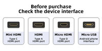 Câble HDMI 4K haute vitesse 1080P 2160P abordable avec Ethernet 4K 3D Câble HDMI 1m 1.5m 2m 3m 5m 8m jusqu'à 50m Plaqué or