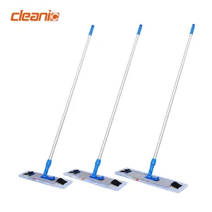 Professional quality commercial mop supplies microfiber flat head dust mop for floor cleaning