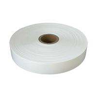Rouleau d'étiquettes vierges modernes en nylon taffetas pour vêtements, compatibles avec les étiquettes de vêtements, approvisionnement en gros