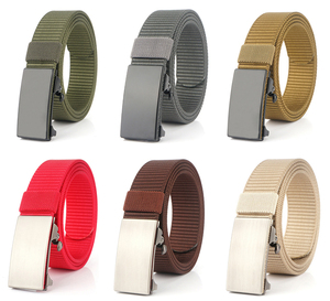 Full Adjustable Men's Nylon Ratchet Web <strong>Belt</strong> 1.25inch Nylon Duty Web <strong>Work</strong> <strong>Belt</strong> with Automatic Slide Buckle for Comfortable Fit - Product Image 4