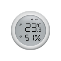 Capteur de température et d'humidité intelligent Zigbee 3.0 Pro OLED, alimenté par batterie, design rotatif, autonomie de 3 ans, pour maison, garage, hôtel, voiture